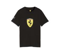 PUMA Scuderia Ferrari ColouRot Shield T-Shirt Teenager, Accessoires, Schwarz, 9-10Y