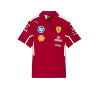PUMA Scuderia Ferrari F1 2025 Damen Team Polo - Rot - Größe: XL