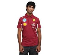 PUMA Scuderia Ferrari F1 2025 Team Polo - Rot - Größe: XL