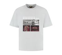 PUMA Scuderia Ferrari F1 Forza Tifosi T-Shirt mit Auto- und Schild-Grafikdruck auf der Brust - Mittelgrau - Größe: S