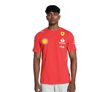 Puma Scuderia Ferrari F1 Herren 2024 Team Tshirt Brennt Rot - Größe: Mittel