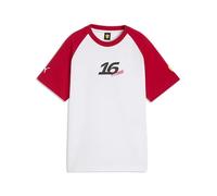 PUMA Scuderia Ferrari F1 Herren Leclerc Fahrer-T-Shirt - Rosso Corsa | Kurzärmel mit Rundhalskragen, Teaminspiriertes Design und Branding, Fans und Enthusiasten ist, Offiziell lizenziert