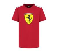 PUMA Scuderia Ferrari F1 Herren-T-Shirt mit großem Scudetto - Logo - Rot - Größe: M