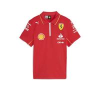 PUMA Scuderia Ferrari F1 Kinder 2024 Team Polo Brennt Rot - Größe: 11/12 Jahre