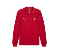 PUMA Scuderia Ferrari Formel 1 Herren-Poloshirt, langärmelig, Rosso Corsa, XL