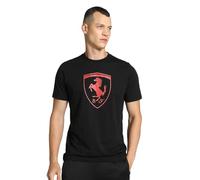 PUMA Scuderia Ferrari - Großes Shield Tee - Herren, Schwarz, Mittel