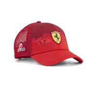 PUMA Scuderia Ferrari HP 20 Years of Rot Replica Vegas Trucker Cap, Accessoires, OSFA Red