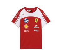 PUMA Scuderia Ferrari HP Replica T-Shirt Teenager, Accessoires, Rot, 9-10Y