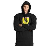 PUMA Scuderia Ferrari Race Farbiges Großes Schild Kapuzenpulli - Schwarz - Herren - Größe:XL