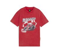 PUMA Scuderia Ferrari Sportswear Car Graphic T-Shirt Teenager, Accessoires, Rot, 15-16Y Red