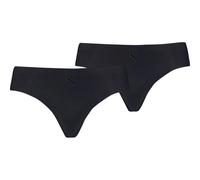 Puma Seamless String 2er-Pack Damen Unterwäsche-Set, schwarz L