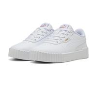 Puma Kinder Sneaker Carina 3.0 PS 401477-01 Weiß/Gold Größe 30