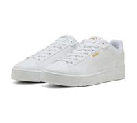 Puma Sneaker Court Classico Erwachsene Weiß/Gold Größe 44 Synthetik/Textil