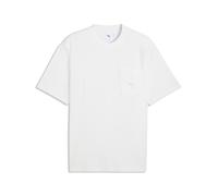 PUMA Select Essentials Pocket T-Shirt Herren, Accessoires, Weiß, M White