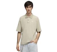 PUMA Wardrobe Essentials Boxy Polo Herren, Accessoires, , S Beige
