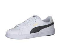 PUMA Unisex Serve Pro Lite Sneaker, White Black Team Gold, 37 EU