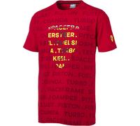 Puma SF Scuderia Ferrari Big Shield Tee Kurzhülse Red Mens T-Shirt 577828 01 S