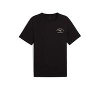 Puma T-Shirt Class Graphic Kurzarm Herren Schwarz Größe L