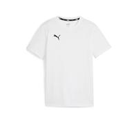 PUMA Unisex Teamgoal Casuals Tee Jr T-Shirt, Puma White-puma Black, 116 EU