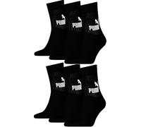 PUMA Short Crew Sportsocken Elements Unisex 6P 47-49, 001-Black