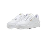 Puma Kinder-Sneaker Shuffle Downtown Lo JR Weiß/Weiß/Gold Größe 39