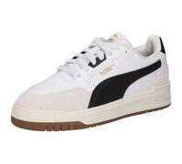 PUMA Shuffle Downtown LO OG JR Sneaker, Weiß, Schwarz-Vapor Grey, 5 UK
