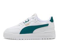 PUMA Shuffle Downtown Lo Sneaker Kinder 05 - PUMA white/emerald ice/PUMA gold 38