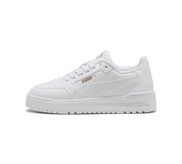 PUMA Sneaker Shuffle Downtown LO Jr Weiß/Weißgold Größe 4 UK