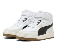 PUMA Shuffle Downtown Mid AC+ Sneaker mit Klettverschluss Kinder 04 - PUMA white/PUMA black/vapor gray 32