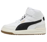 PUMA Shuffle Downtown MID AC+ PS Sneaker, White Black-Vapor Gray, 21 EU