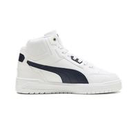 Puma Unisex Shuffle Downtown MidSneaker, Puma White Puma Navy Puma Gold, 46 EU
