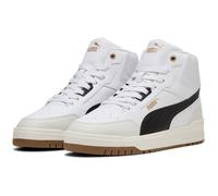 PUMA Shuffle Downtown Mid Sneaker, Unisex, Puma Weiß, PUMA und Schwarz, Dampfgrau, 36 EU