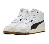 PUMA Shuffle Downtown MID JR Sneaker, White Black-Vapor Gray, 38.5 EU, Puma Weiß, PUMA und Schwarz, Dampfgrau, 38.5 EU