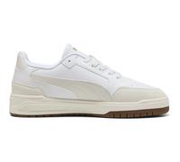 PUMA Shuffle Downtown OG Unisex-Sneaker, Weiß-Vapor-Graugold, 10 UK