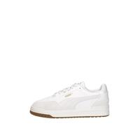 PUMA Shuffle Downtown OG Sneaker, Unisex, Weiß-Vapor, Graugold, 9 UK