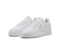 Puma Shuffle Downtown Sneaker, Unisex, Weiß/Weißgold, 7 UK