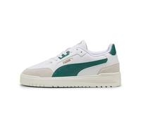 PUMA Unisex Shuffle Downtown Og Sneaker, Weiß, Wildgrün, Dampfgrau, 40.5 EU