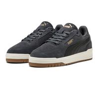 PUMA Unisex Shuffle Downtown SD Sneaker, Dusky Gray Black Gold, 38 EU, Dunkelgrau PUMA Schwarz PUMA Gold, 38 EU