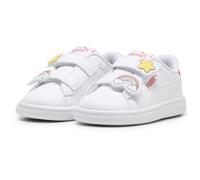 PUMA Smash 3.0 Badges Baby-Sneaker mit Klettverschluss 01 - PUMA white/passionfruit 23