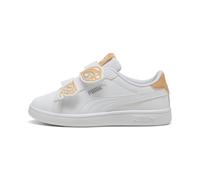 PUMA Mädchen Smash 3.0 Butterfly Sneakers 34.5 White Almost Apricot Orange