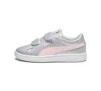 PUMA Smash 3.0 Glitz Glam Sneakers Kinder Schuhe | Rosa | Größe: 31 Glacial Gray-Frosty Pink