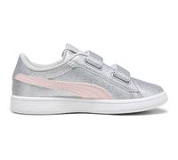 Puma Smash 3.0 Glitz Glam V PS Mädchen Freizeitschuhe, grau, Größe 33 33