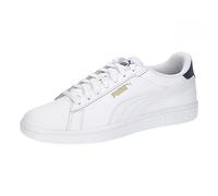 Puma Smash 3.0 L Unisex Sneaker , Puma White Puma Navy Puma Gold, 40 EU