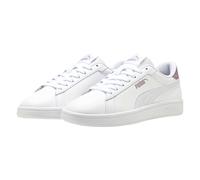 PUMA Smash 3.0 Leder-Sneaker 30 - PUMA white/silver mist/plum jam 37