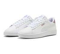 Sneaker PUMA "SMASH 3.0 L", Damen, Gr. 37,5, silber (puma weiß, silber mist, plum jam), Leder, unifarben, Schuhe Sneaker, mit sportlicher Optik, mit leicht profilierter Gummilaufsohle (33982152-37,5) 