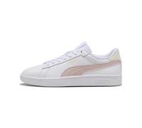 Puma Smash 3.0 L Sneakers Schuhe | Mit Plain | White/Mauve Mist/Frosted Ivory | Größe: 35.5 White