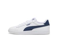 Puma Smash 3.0 L Sneakers Schuhe | Mit Plain | White/Persian Blue | Größe: 47 White