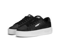 PUMA Smash Platform V3 Laser Cut Plateau Sneaker Damen 02 - PUMA black/strong gray/PUMA silver 38
