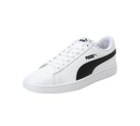 PUMA Smash V2 L Sportschuhe für Kinder, Weiß/Schwarz (Blanco White Black), 35.5 EU