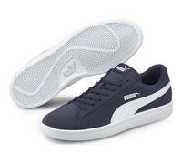 PUMA Unisex Puma Smash V2 Sneaker, Peacoat Puma White, 42 EU
